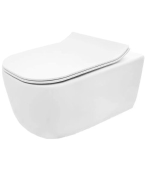 Унітаз Rea Mateo Rimless + інсталяція Grohe Rapid SL, клавіша (REA-C1258 + 38772001)
