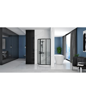 Душова кабіна Rea Look 90x90 black (REA-K7903)