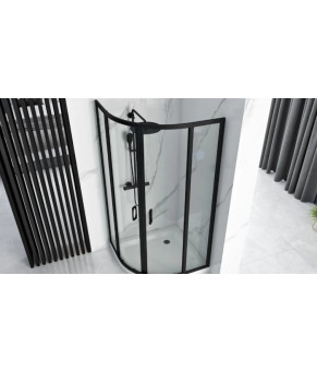 Душова кабіна Rea Look 90x90 black (REA-K7903)
