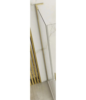 Бічна стінка Rea Hugo 90x200,5 brushed gold (REA-K6613)