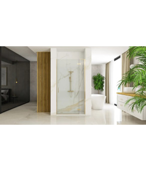 Душові двері Rea Hugo 80x200,5 brushed gold (REA-K8410)