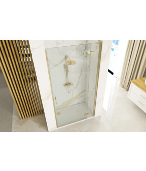 Душові двері Rea Hugo 100x200,5 brushed gold (REA-K8413)