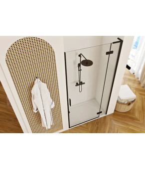 Душові двері Rea Hugo 90x200,5 black (REA-K6604)