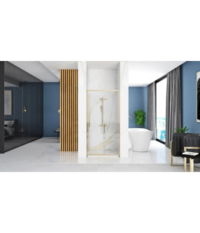 Душові двері Rea Rapid Slide 130x195 gold (REA-K5615)