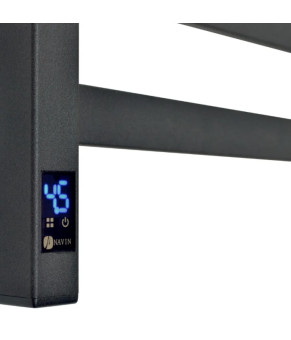 Полотенцесушитель Navin Авангард 480х800 Sensor, черный муар, левая, таймер 10-228153-4880