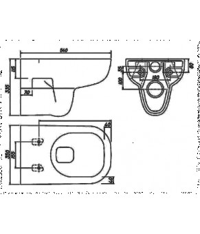 Унитаз Kolo Traffic Rimfree L93120000