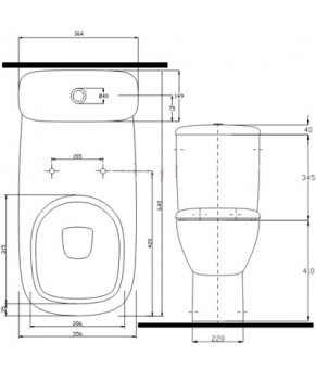 Унитаз компакт Kolo Style L29001900 