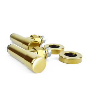 Кран кутовий Navin 1/2"х1/2" подовжений, золото 2 шт. 21-430430-5101