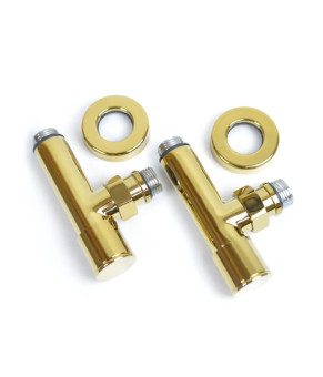 Кран кутовий Navin 1/2"х1/2" подовжений, золото 2 шт. 21-430430-5101