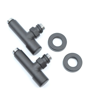 Кран кутовий Navin 1/2"х1/2" подовжений, чорний 2 шт. 21-630430-5101