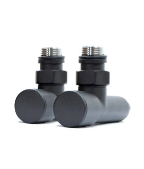 Кран кутовий Navin 1/2"х1/2" подовжений, чорний 2 шт. 21-630430-5101