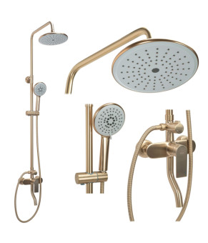 Душова система Rea Verso brushed gold (REA-P9146)