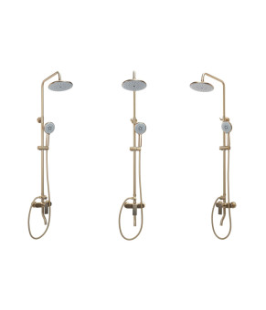 Душова система Rea Verso brushed gold (REA-P9146)