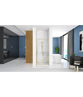 Душові двері Rea Rapid Slide 100x195 brushed gold (REA-K4707)