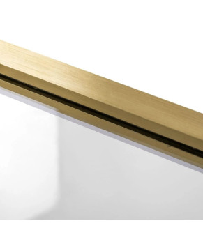 Душові двері Rea Rapid Slide 100x195 brushed gold (REA-K4707)