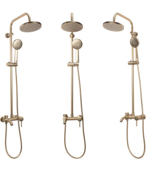 Душова система Rea Luis brushed gold (REA-P7051)