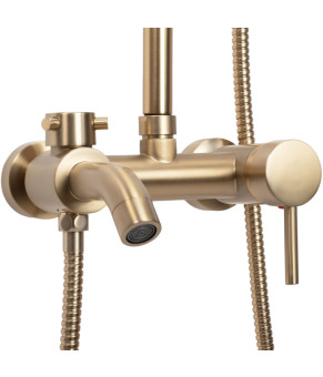 Душова система Rea Luis brushed gold (REA-P7051)