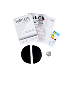 Витяжка повновбудована Weilor PPE 5265 SS 1250 LED Strip 0420036