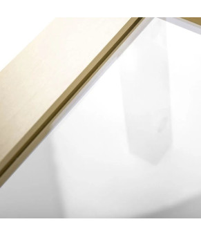 Душова стінка Rea Aero 90x195 brushed gold (REA-K4700)