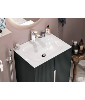 Умивальник Miraggio JESSEL 600 MIRASTONE BLACK 0001464