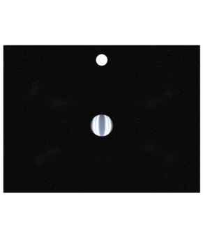 Умивальник Miraggio JESSEL 600 MIRASTONE BLACK 0001464