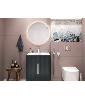 Умивальник Miraggio JESSEL 600 MIRASTONE GRAY 0001463