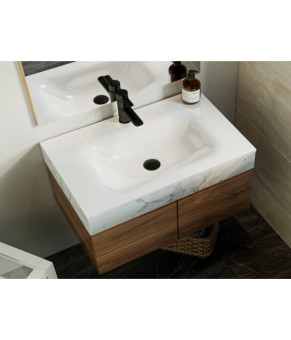 Умивальник Miraggio JESSEL 700 MIRASTONE GRAY 0001465