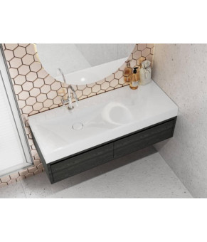 Умивальник Miraggio VIOLA 1200 L MIRASTONE GRAY 0002670