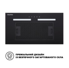 купити недорого Вытяжка INTERLINE SWAY BL A/60 GL/S