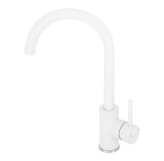купити недорого Смеситель для кухни INTERLINE TANGO NEW WHITE