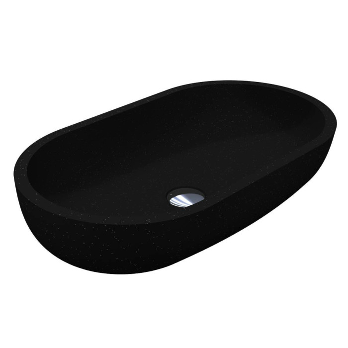 Умивальник Miraggio MARK 625 MIRASTONE BLACK 0002689