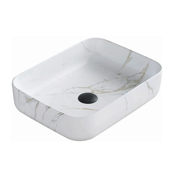 Умивальник MEXEN CARLA SHINY AIAX MARBLE MATT MEX-21555091