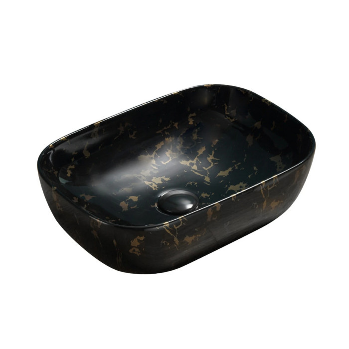 Умивальник MEXEN RITA BLACK MARBLE MATT MEX-21084594