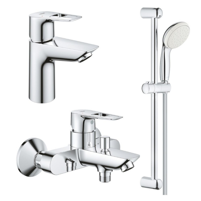 Набір змішувачів для ванни GROHE BAULOOP NEW (23337001 + 23603001 + 27598001) UA123214S0