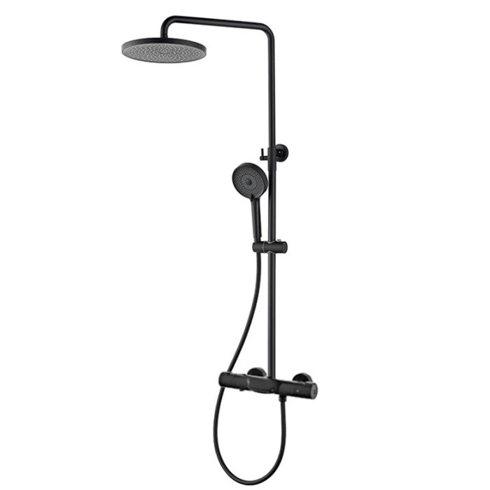 Душова система DUSEL CENTRO Thermostatic Black (281307000)