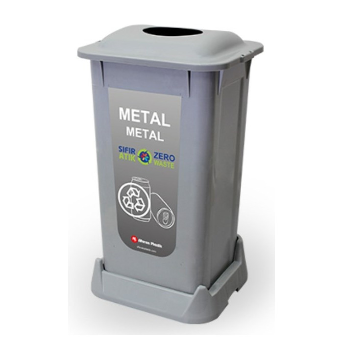 Контейнер для сортування відходів МЕТАЛ Afacan plastik SAO-70 101