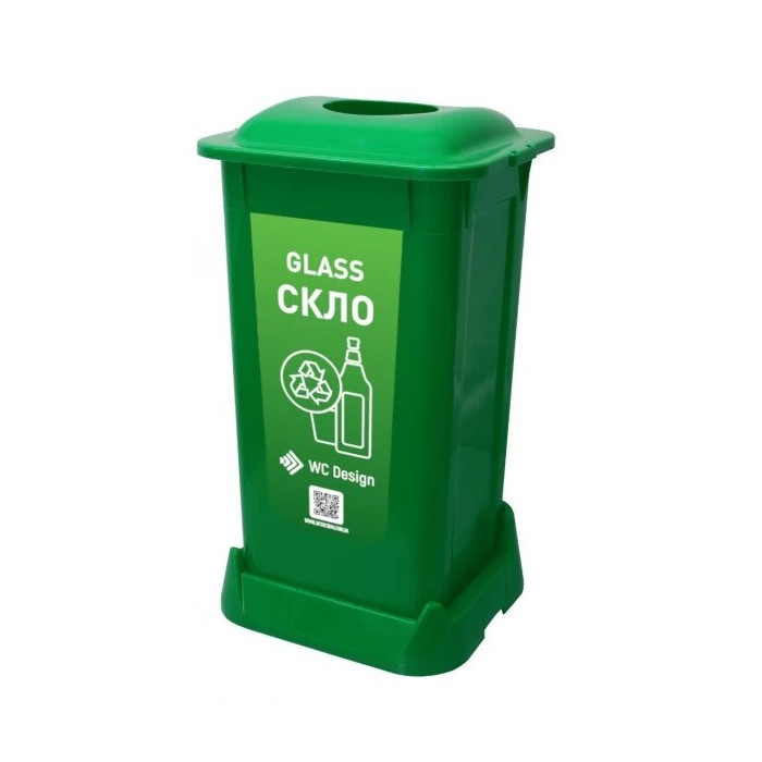 Контейнер для сортування відходів СКЛО Afacan plastik SAO-70 111