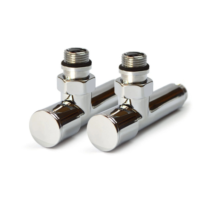 Кран кутовий для рушникосушки Navin Raftec Chrome 1/2х1/2 Chrome 2шт 25-030430-4012