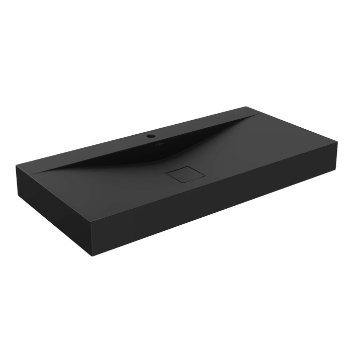 Умивальник MEXEN POLI BLACK MATT 100 MEX-23021071