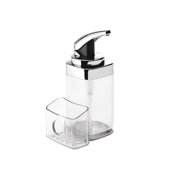 Дозатор рідкого мила 0,650л з контейнером для губки Simplehuman KT1159