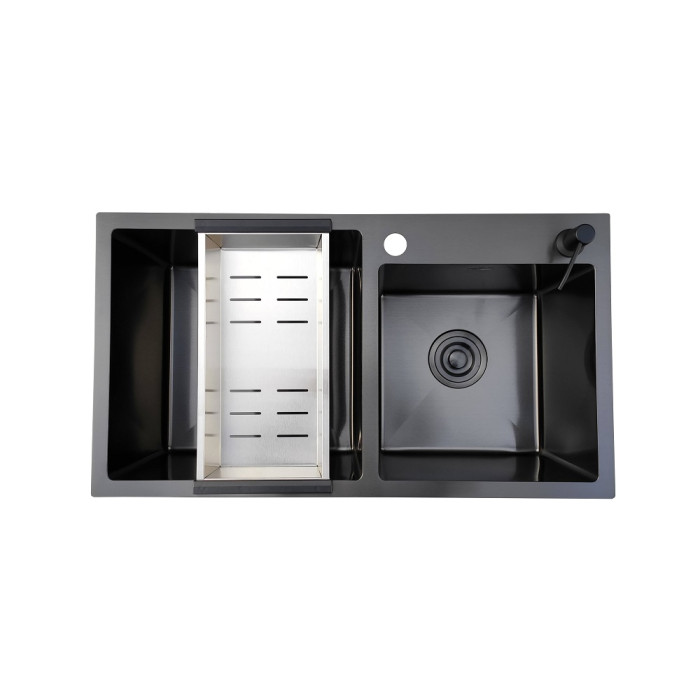Кухонна мийка Romzha Arta U-730D BL