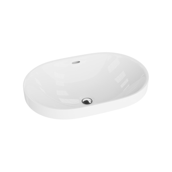 Умивальник Lavita Puebla 60x39 вбудований, білий (5900378301677)