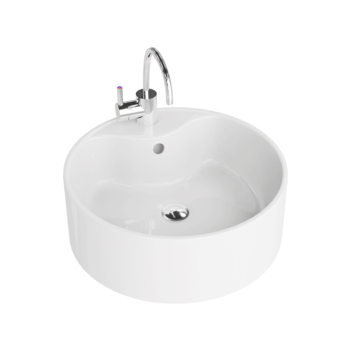 Умивальник Lavita Teneryfa 41x41 накладний, білий (5908211470849)