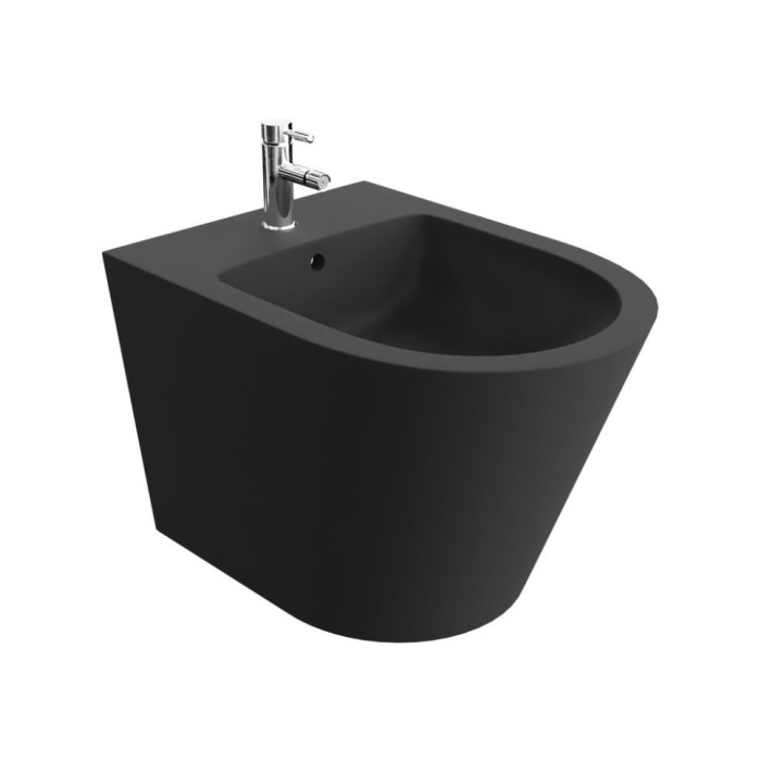 Біде Lavita Galve Black 51x35,5 підвісне (5900378310624)