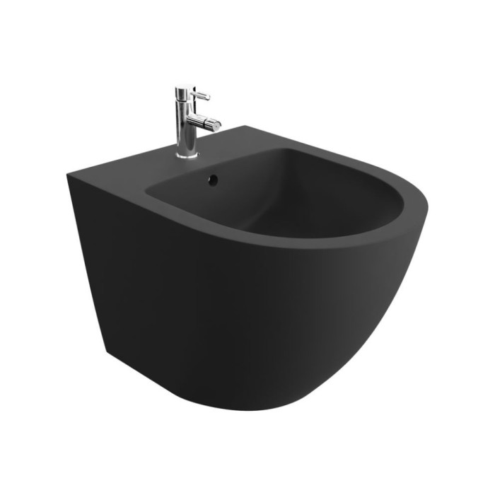 Біде Lavita Sinto Black 49x36,5 підвісне (5908211411033)