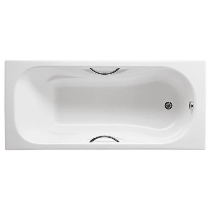 Ванна чавунна Roca 150 * 75см з ручками у комплекті з ніжками A23157000R+A150412330