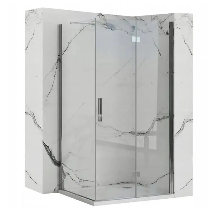Душова кабіна Rea MOLIER CHROME 80x80 REA-K8534 + REA-K6367