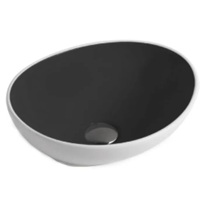Умивальник MEXEN ELZA WHITE / BLACK MEX-21014077