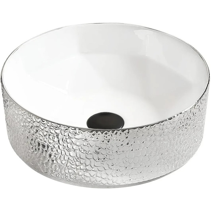 Умивальник MEXEN CLARISA WHITE / SILVER MEX-22074154