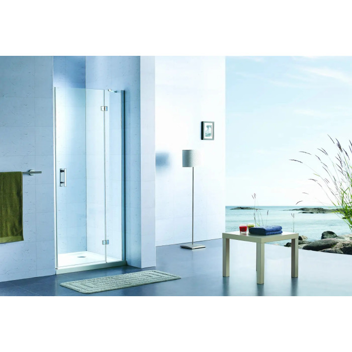 Душові двері Koller Pool KVADRO 1000х1950 мм стекло прозрачное K100DC